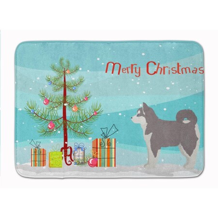 Carolines Treasures Pomsky No.2 Christmas Tree Machine Washable Memory Foam Mat CK3862RUG